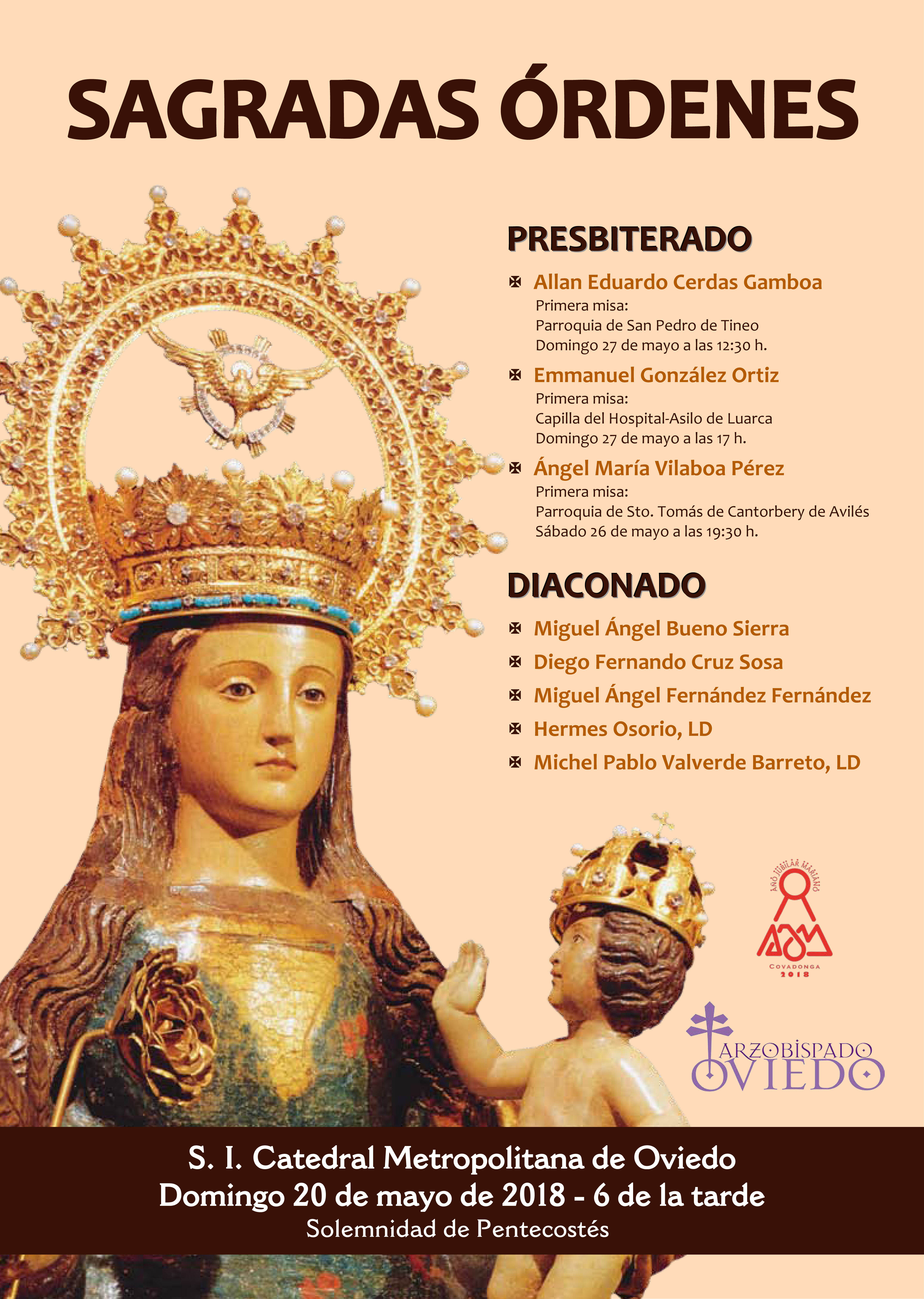 Ordenaciones en nuestra diócesis